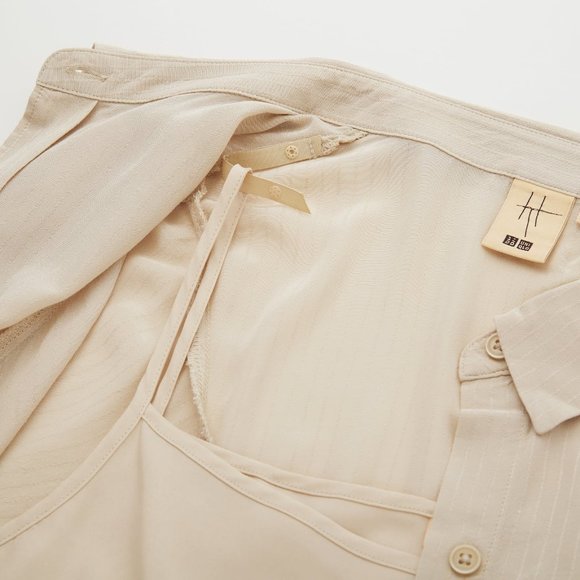 NWT HANA TAJIMA BLACK RAYON LONG-SLEEVE DRESS - Picture 8 of 12